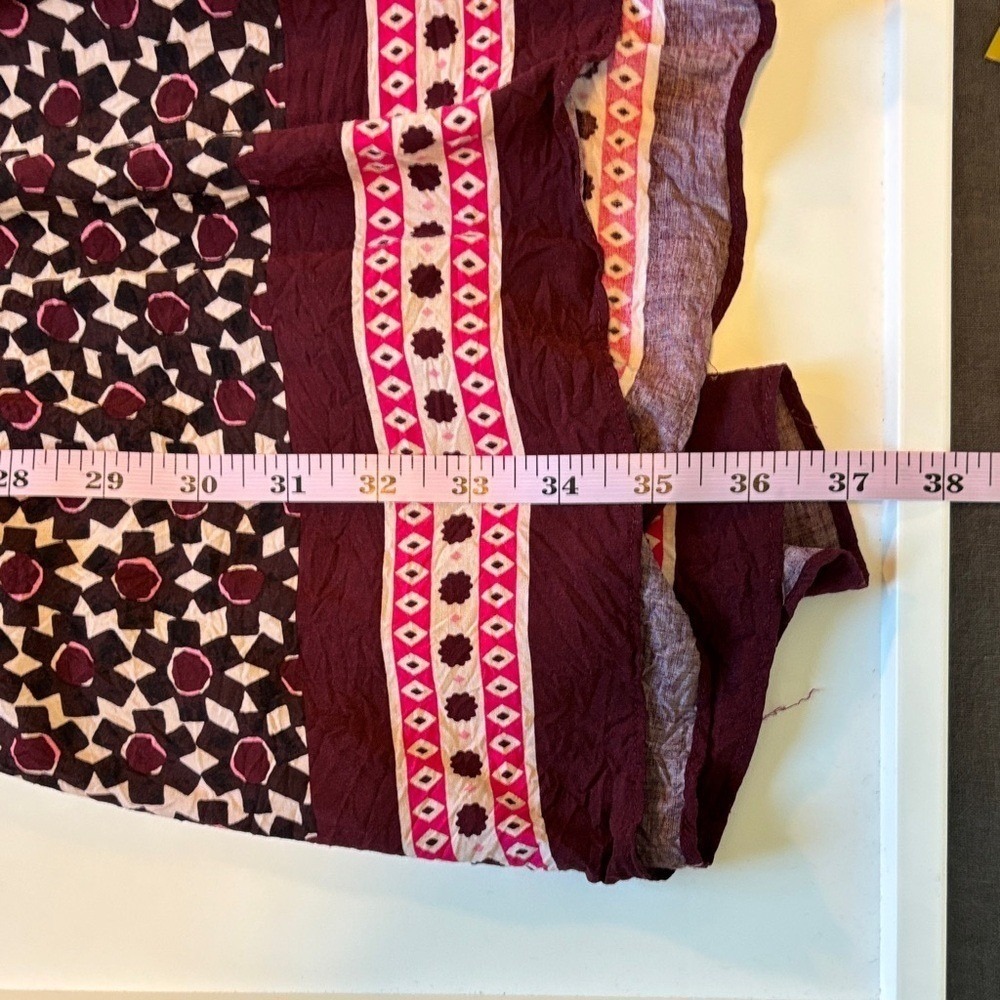 Kate Spade Beach‎ Cover-Up Dress Sumac Red Purple Women L Sleeveless Summer - Picture 9 of 9